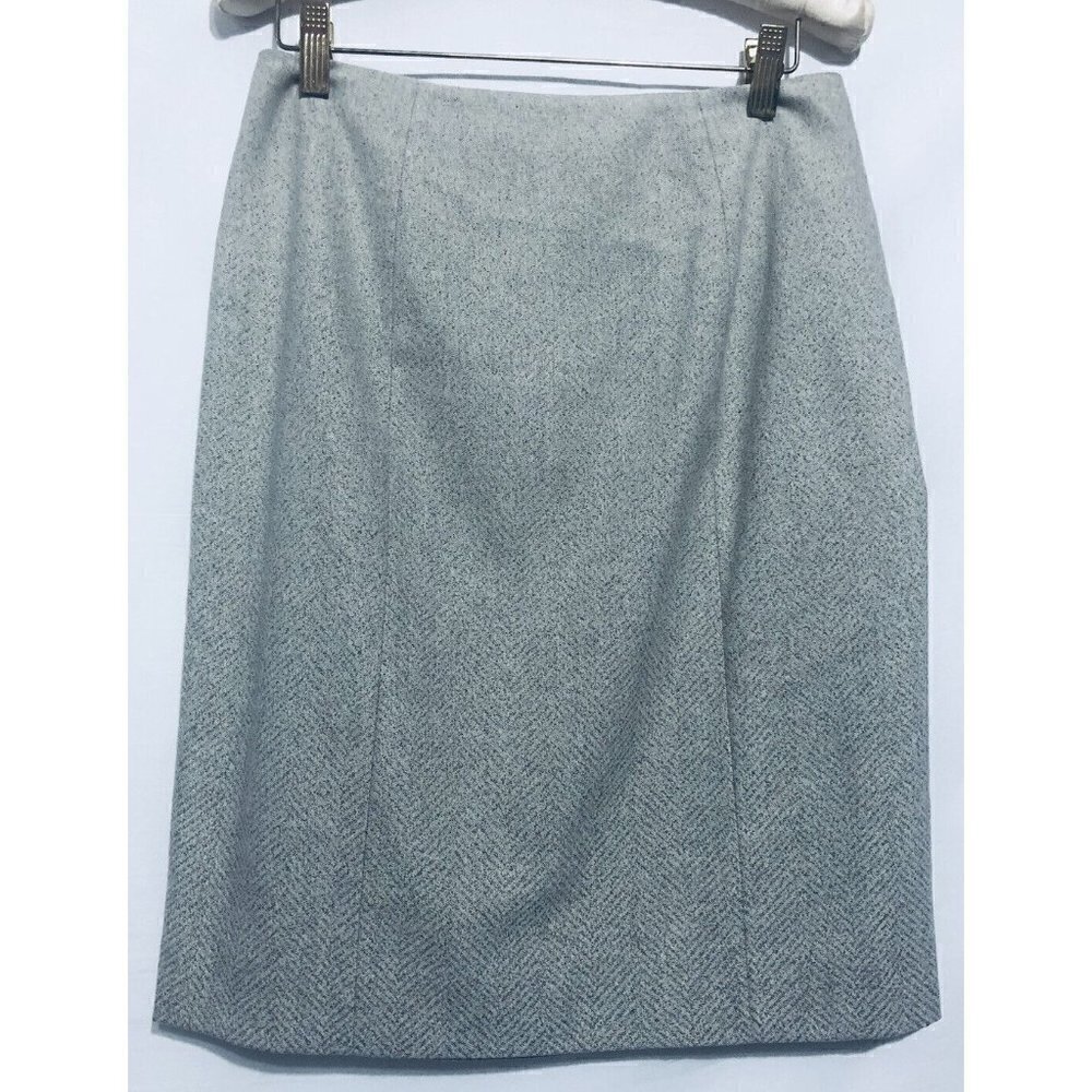 Antonio Melani Womens Size 4 Beige High Waist Pencil Skirt Lined Stretch